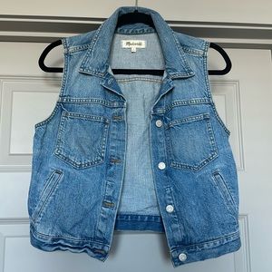 Madewell Jean Vest